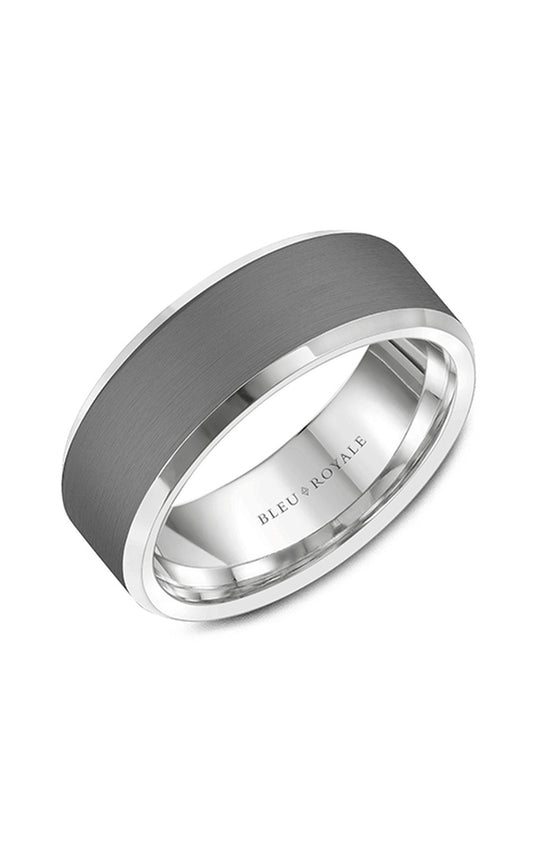 Platinum and Tantalum Gents Wedding Band