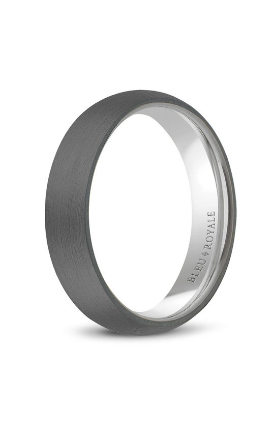 Platinum and Tantalum Gents Wedding Band