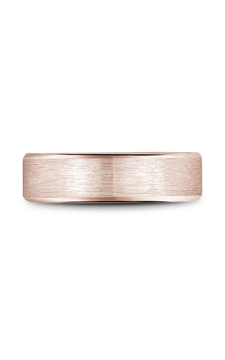 18K Rose Gold and Tantalum Gents Wedding Band