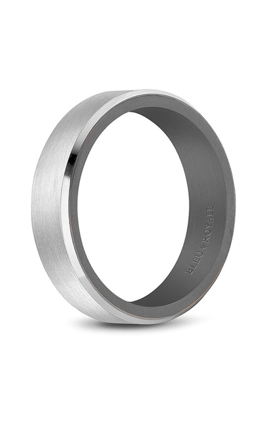 Platinum and Tantalum Gents Wedding Band