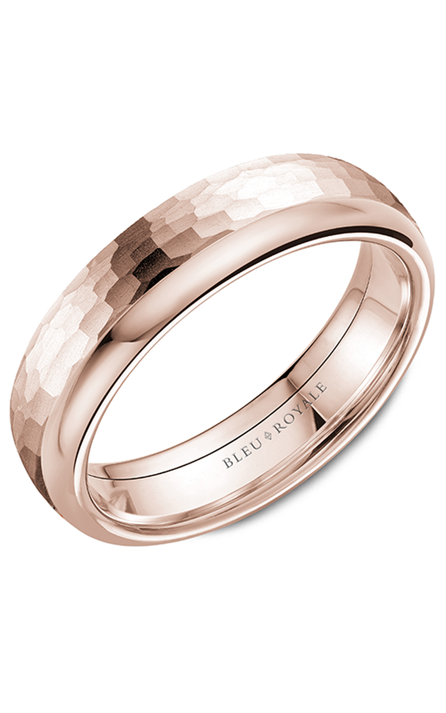 18K Rose Gold Gents Wedding Band