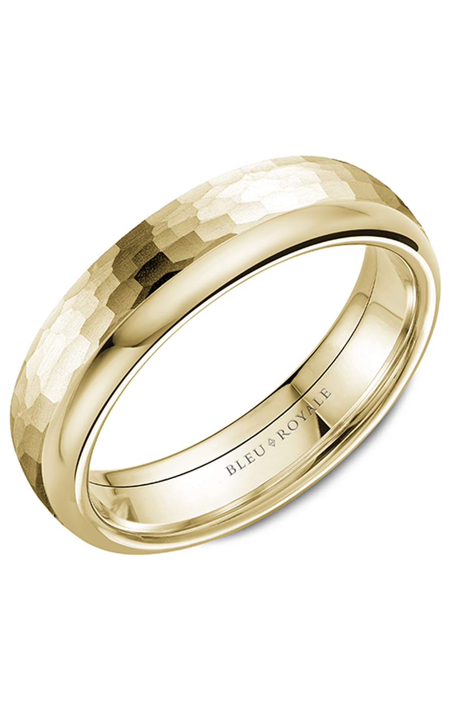 18K Yellow Gold Gents Wedding Band