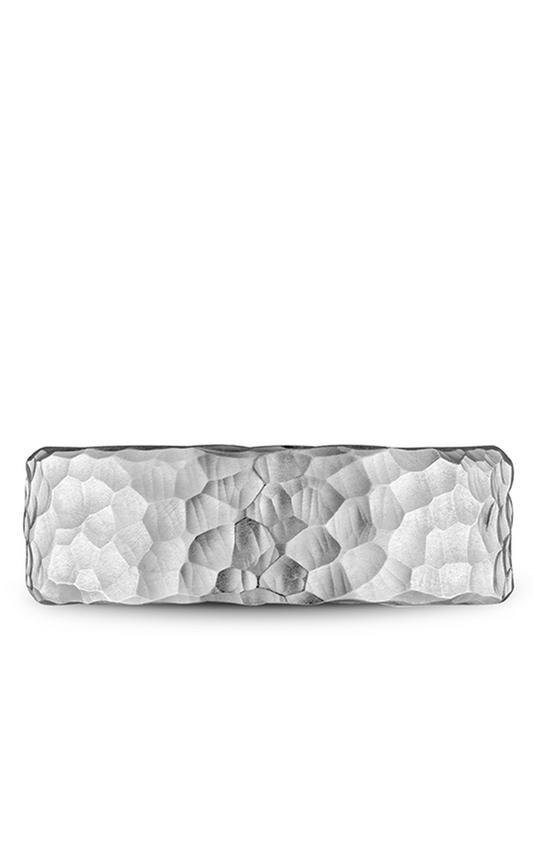 14K White Gold Gents Wedding Band