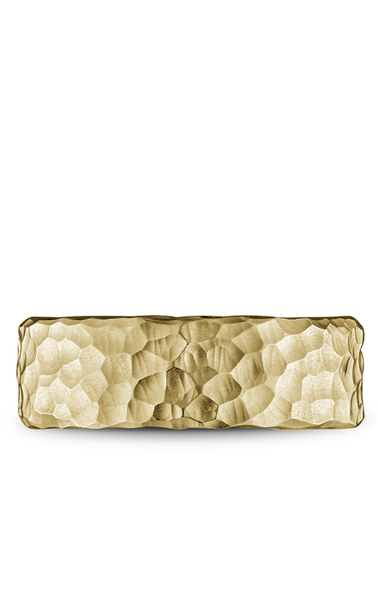 14K Yellow Gold Gents Wedding Band