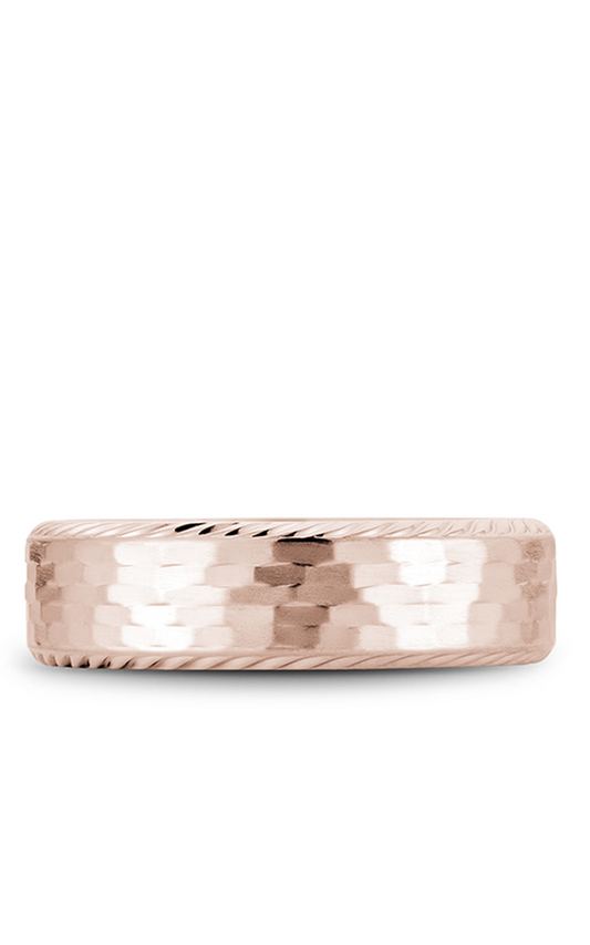 14K Rose Gold Gents Wedding Band