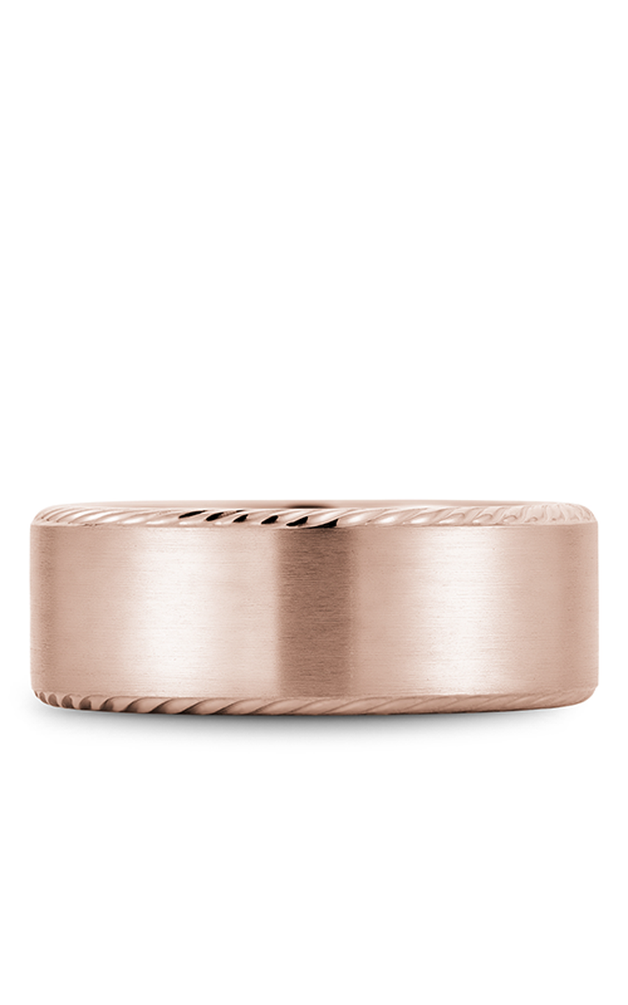 14K Rose Gold Gents Wedding Band