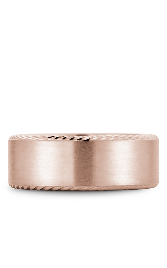 14K Rose Gold Gents Wedding Band
