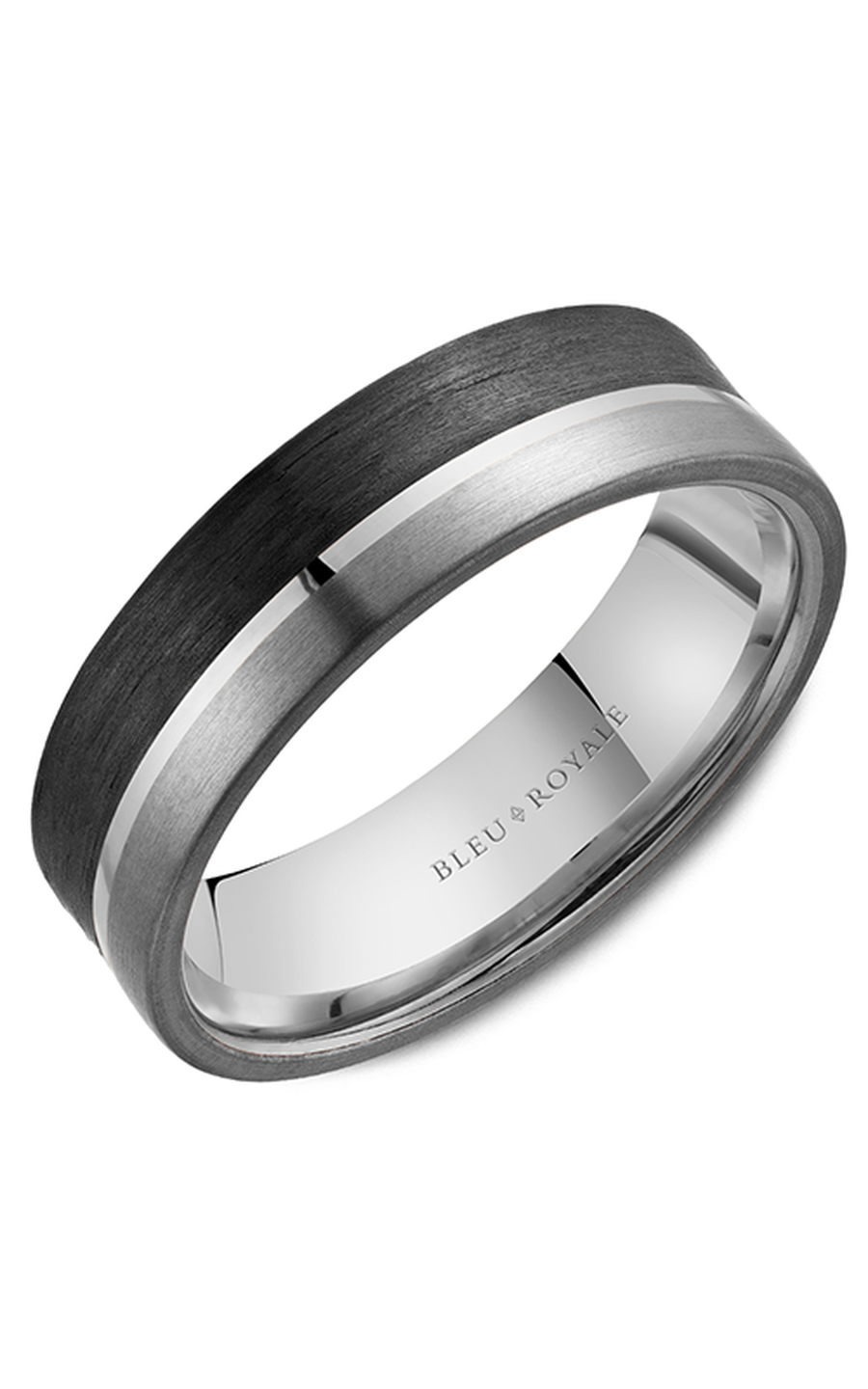 Platinum and Tantalum Gents Wedding Band