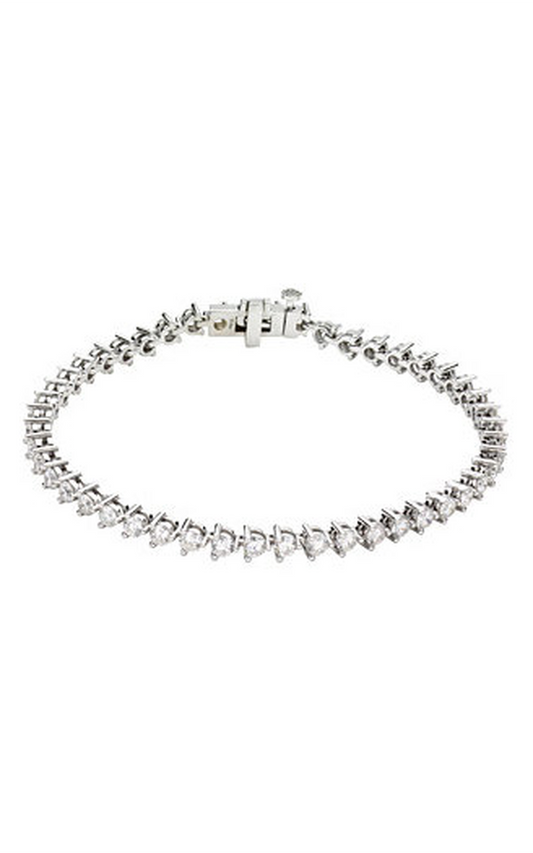 Stuller Diamond Bracelet 67501, 14K White Gold, 5.00 ct