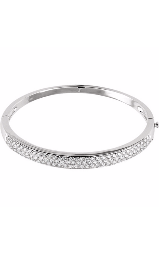 Stuller Diamond Bracelet 651579, 14K White Gold, 3.00 ct