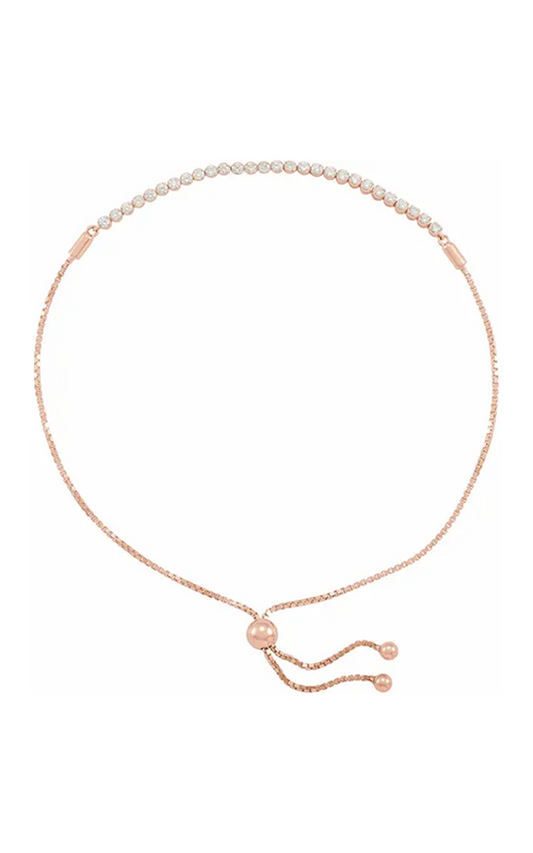 Stuller Diamond Bracelet BRC820, 14K Rose Gold, 0.50 ct