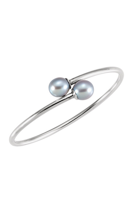 Stuller Pearl Bracelet 651644, Sterling Silver (925)