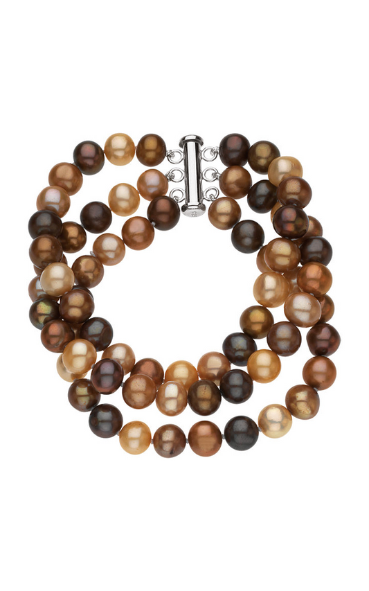 Stuller Pearl Bracelet 66616, Sterling Silver (925)