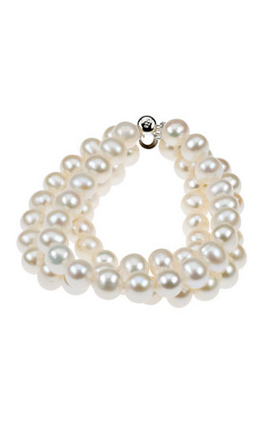 Stuller Pearl Bracelet 67262, Sterling Silver (925)