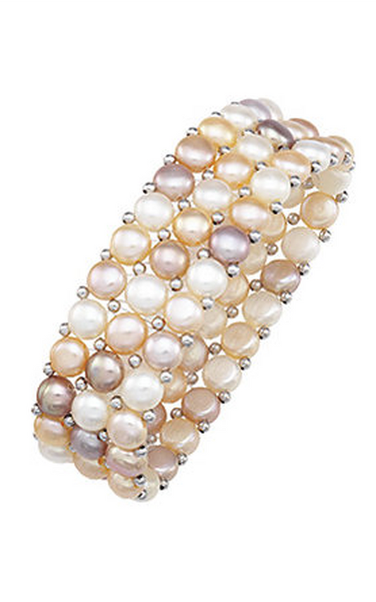 Stuller Pearl Bracelet 63927, Sterling Silver (925)