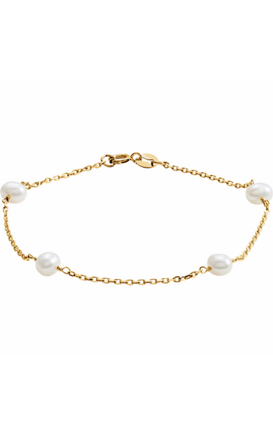 Stuller Youth Bracelet 19702, 14K Yellow Gold