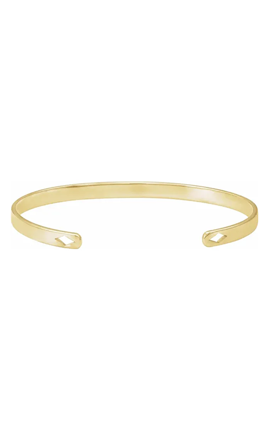 14K Yellow Gold Cuff Bracelet