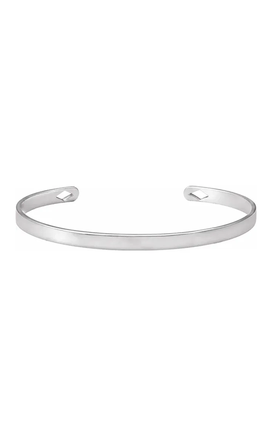 14K White Gold Cuff Bracelet