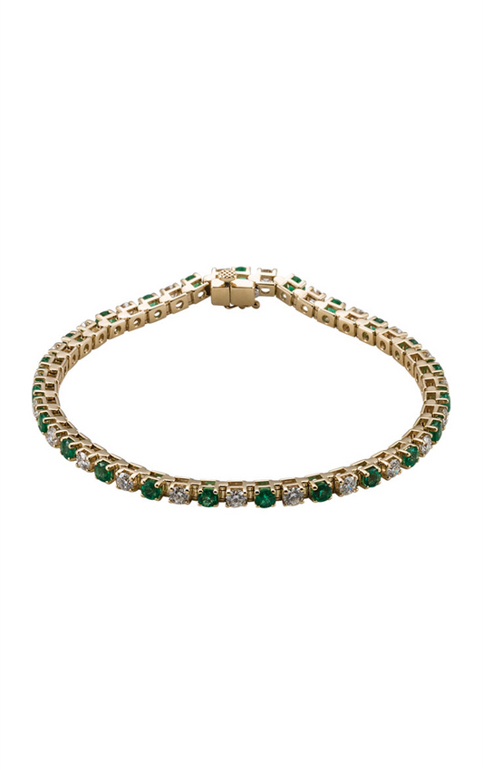 Stuller Gemstone Bracelets 62078, 14K Yellow Gold, 2.33 ct