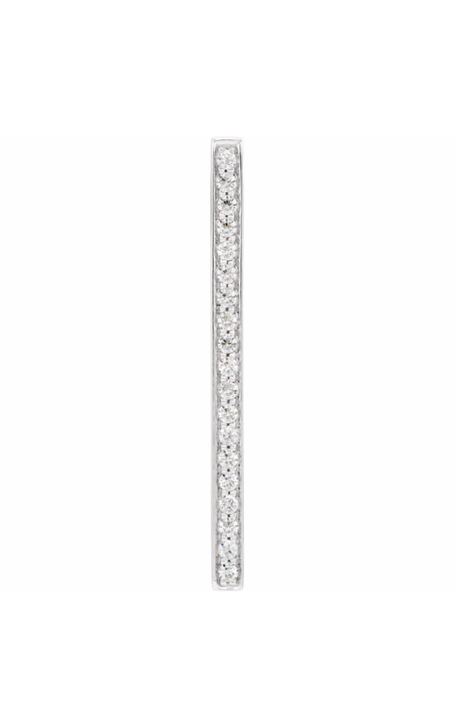 14K White Gold Diamond Necklace