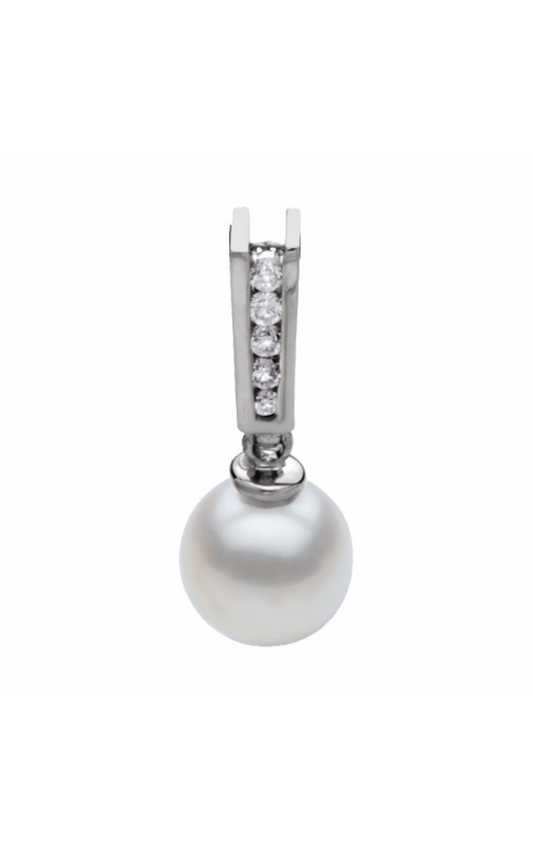 14K White Gold Pearl Necklace