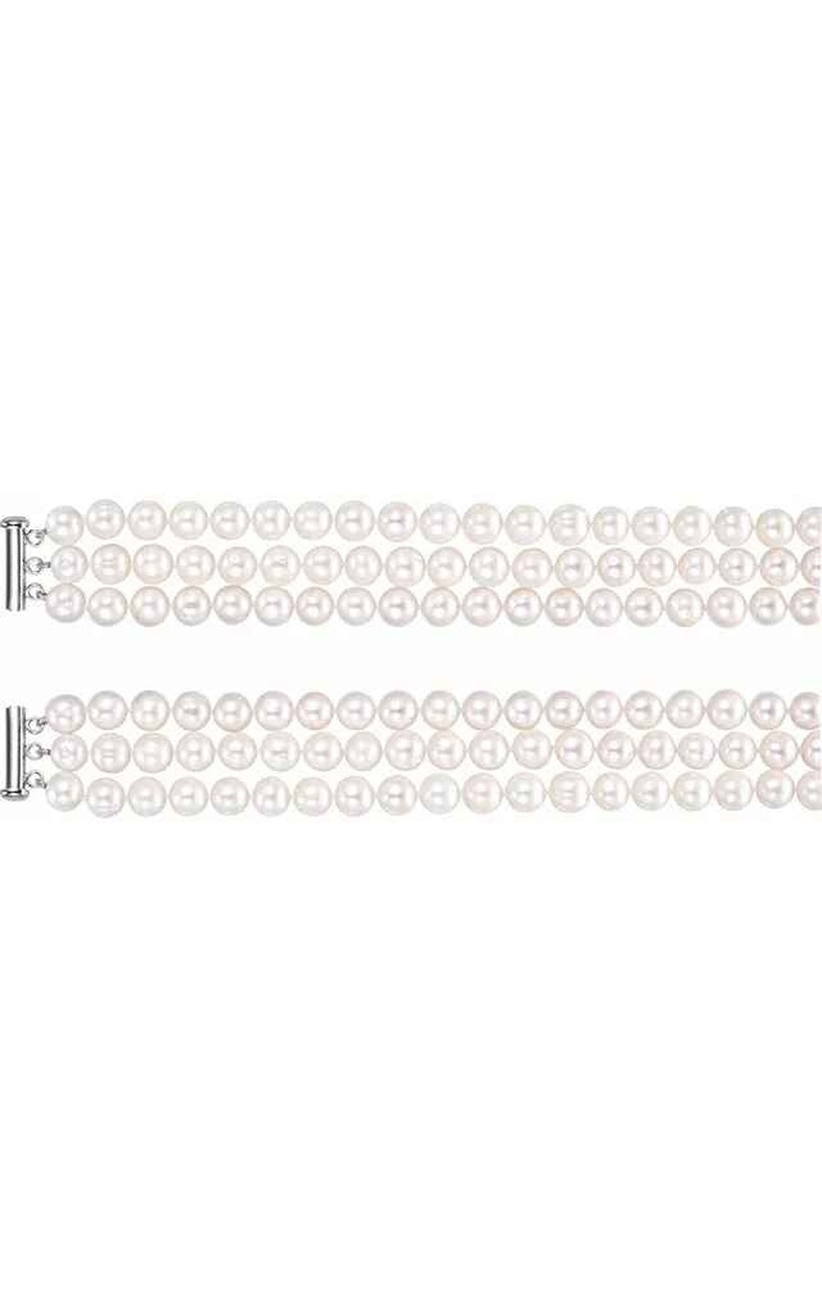 Sterling Silver (925) Pearl Necklace