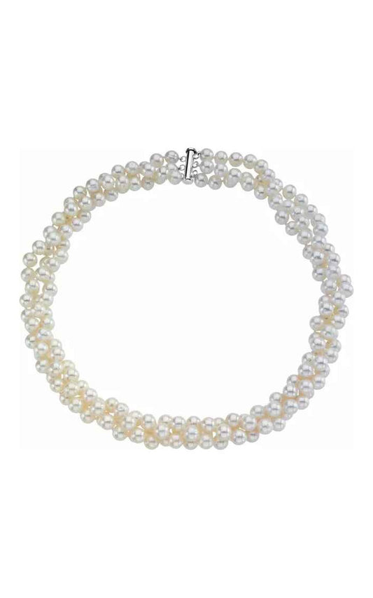 Sterling Silver (925) Pearl Necklace