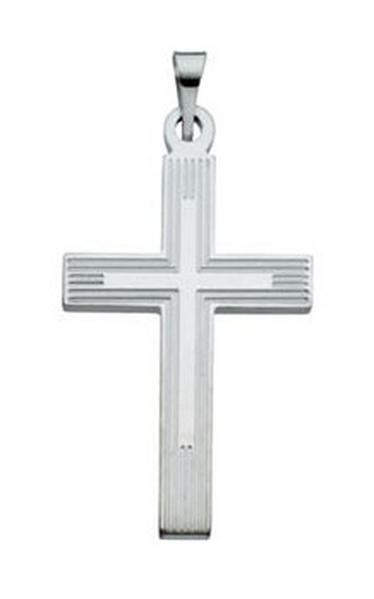 14K White Gold Religious and Symbolic Necklace