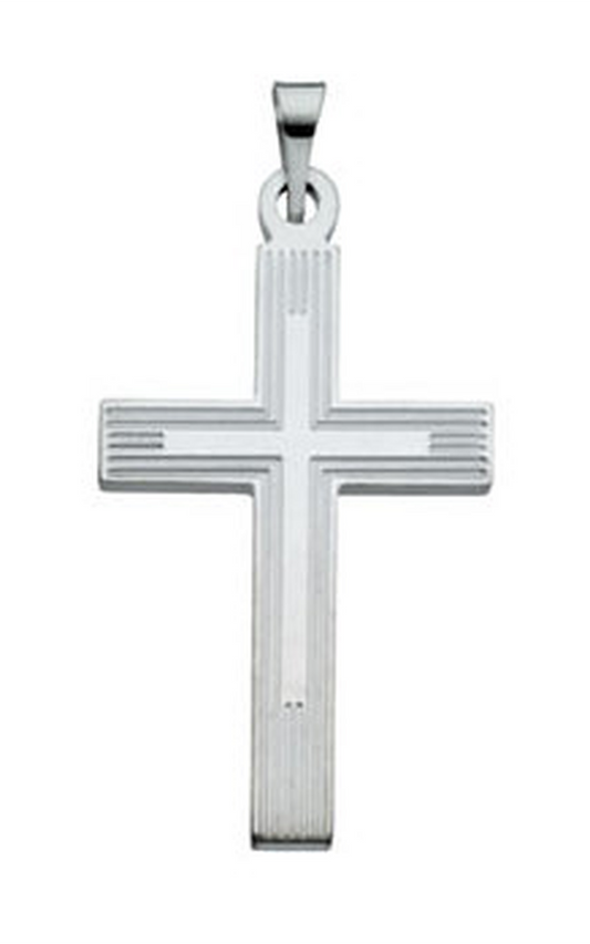 14K White Gold Religious and Symbolic Necklace