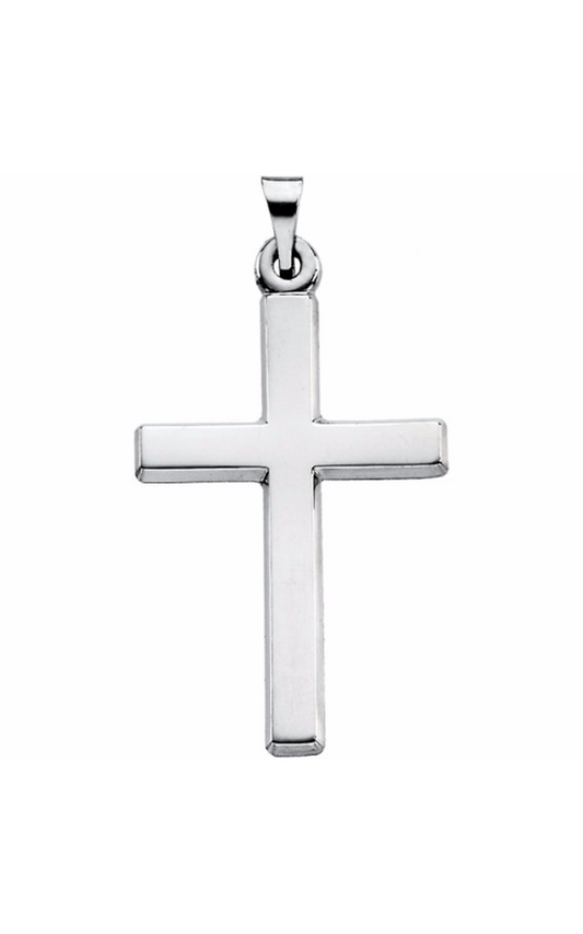 14K White Gold Religious and Symbolic Necklace