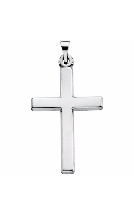 14K White Gold Religious and Symbolic Necklace