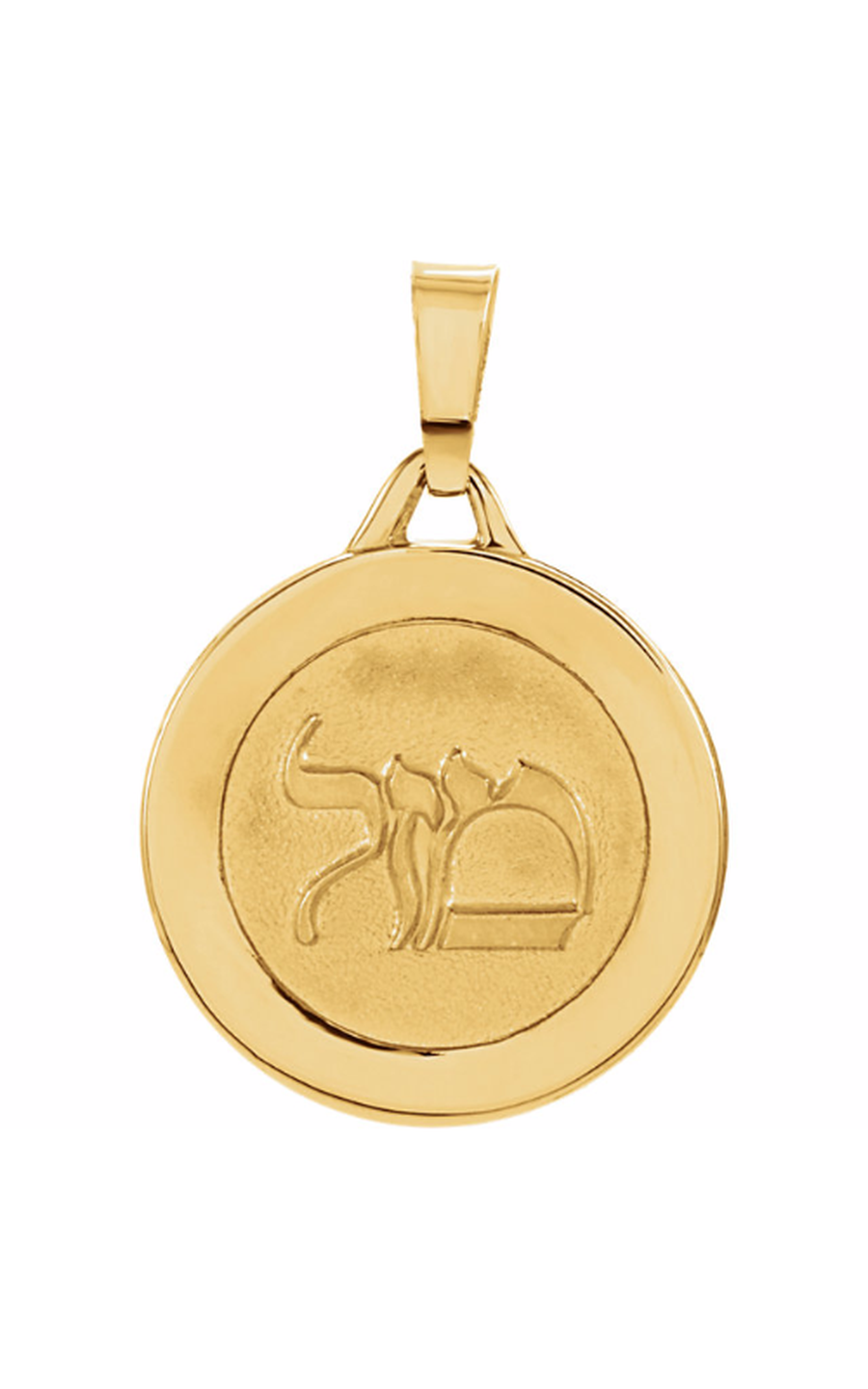 14K Yellow Gold Religious and Symbolic Necklace