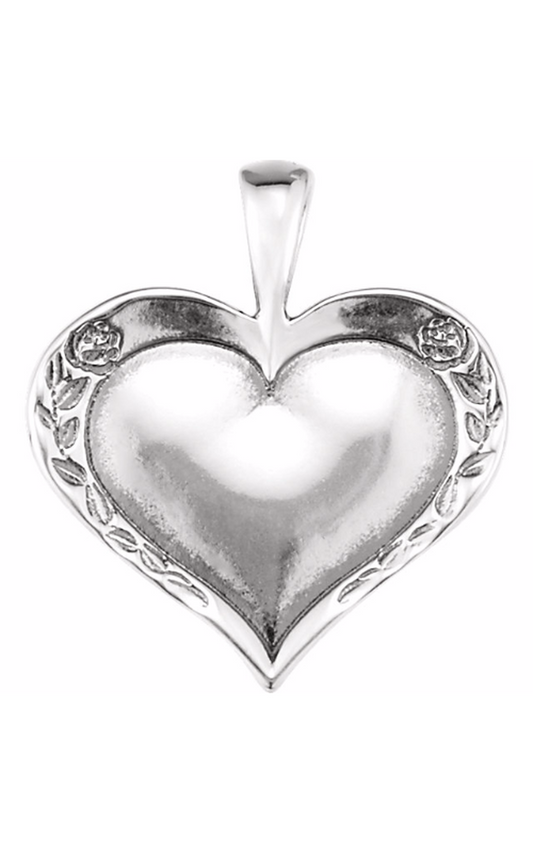 14K White Gold Religious and Symbolic Necklace