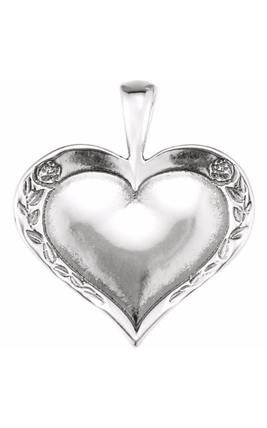 14K White Gold Religious and Symbolic Necklace