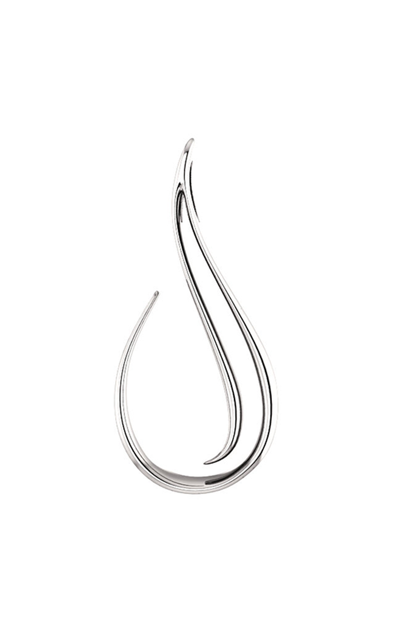 14K White Gold Metal Necklace