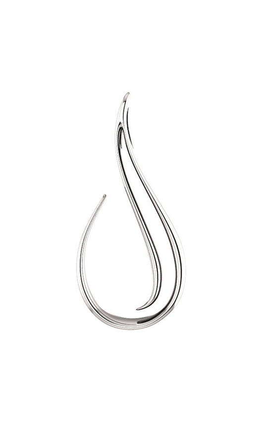 14K White Gold Metal Necklace