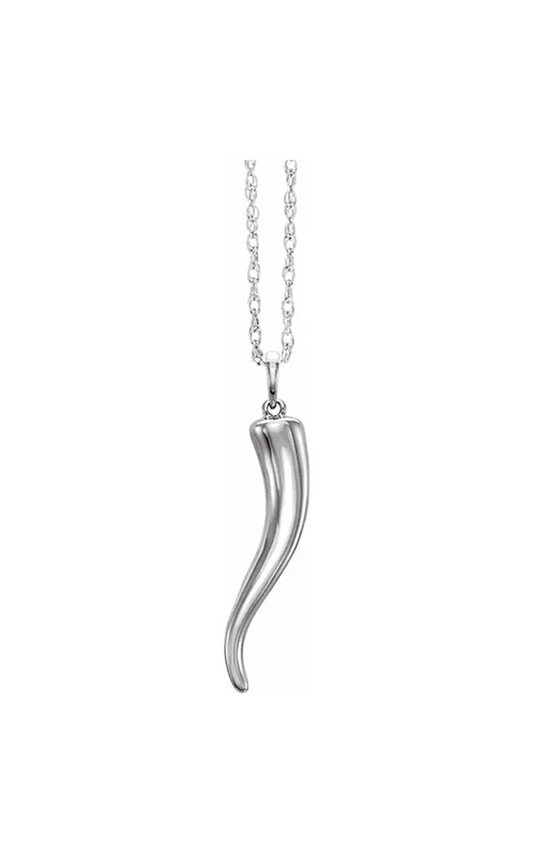14K White Gold Metal Necklace