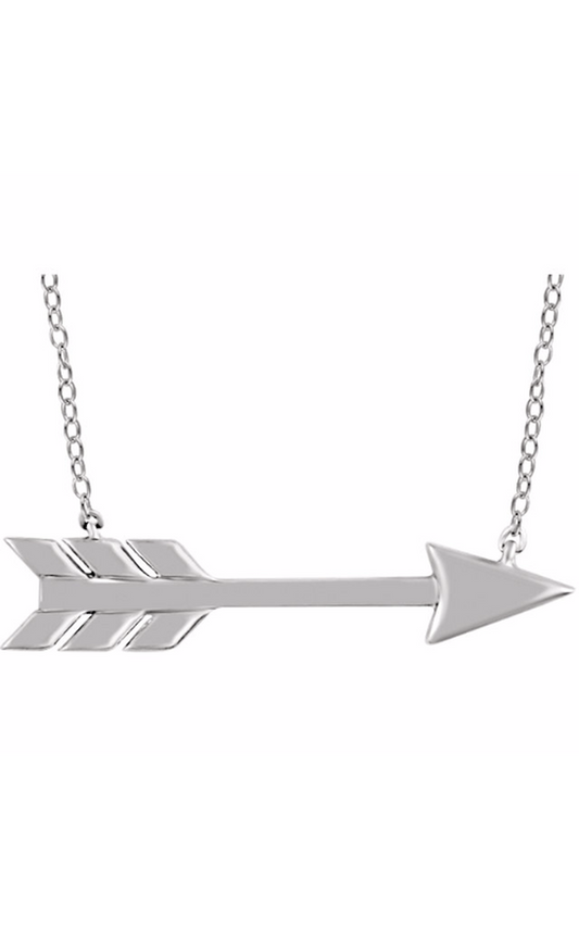 14K White Gold Metal Necklace