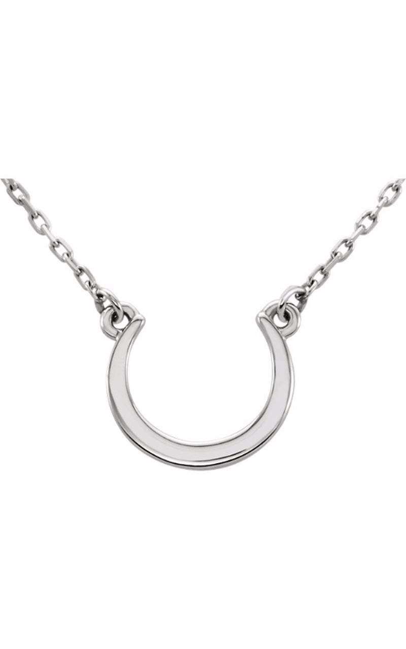 14K White Gold Metal Necklace