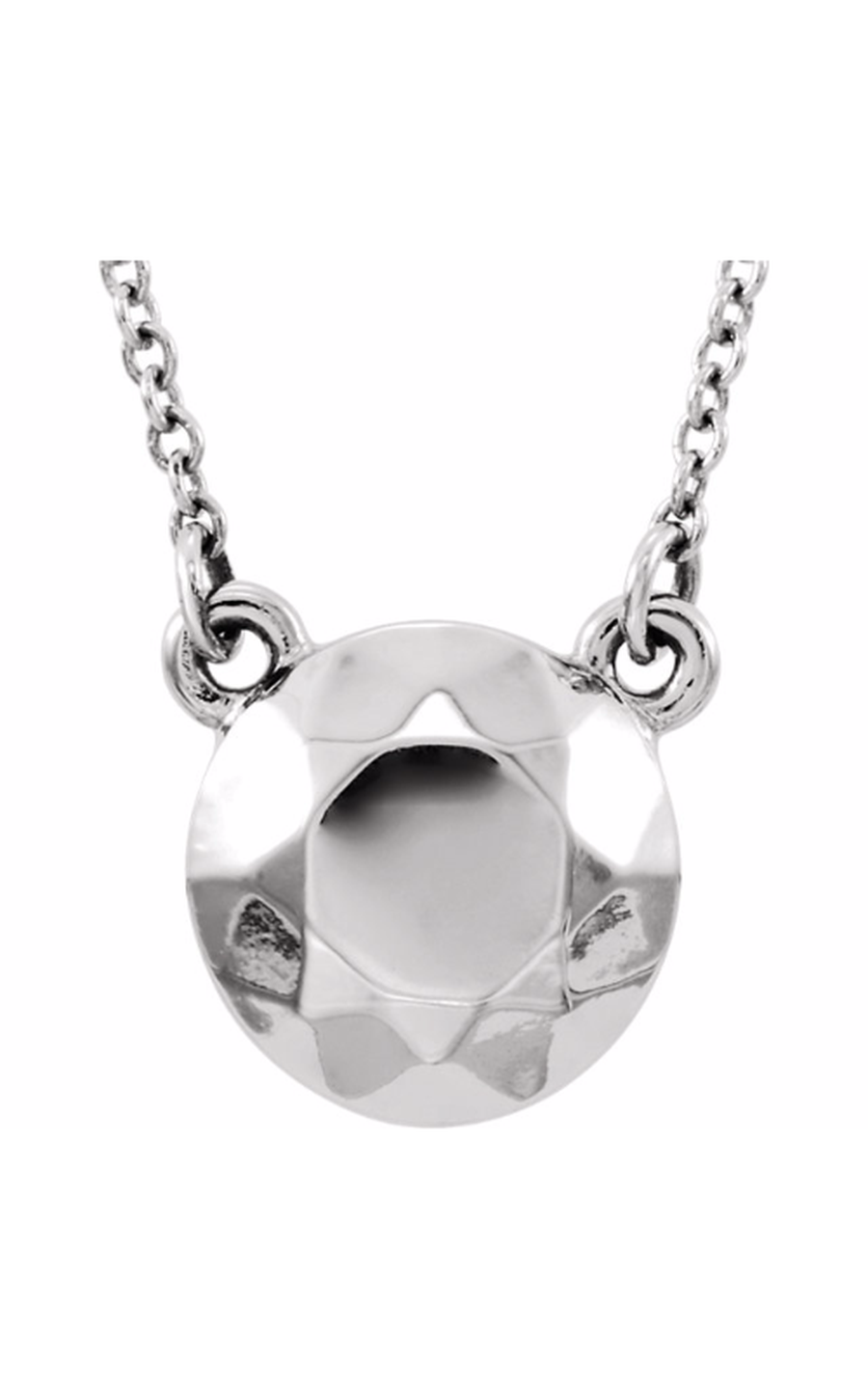 14K White Gold Metal Necklace