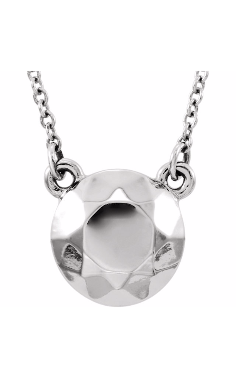 14K White Gold Metal Necklace