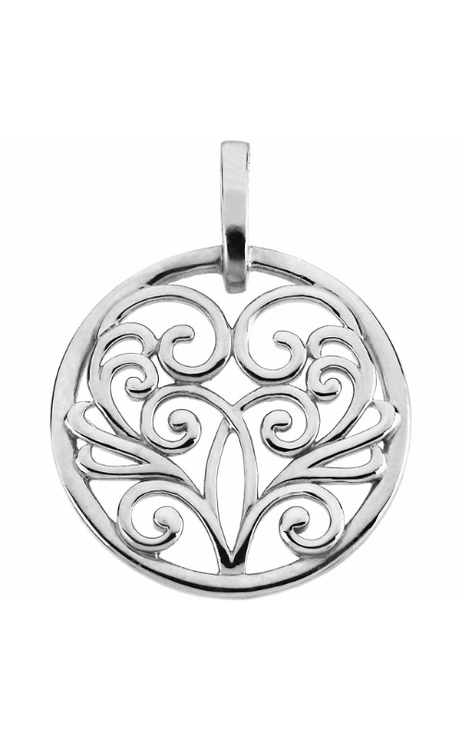14K White Gold Metal Necklace