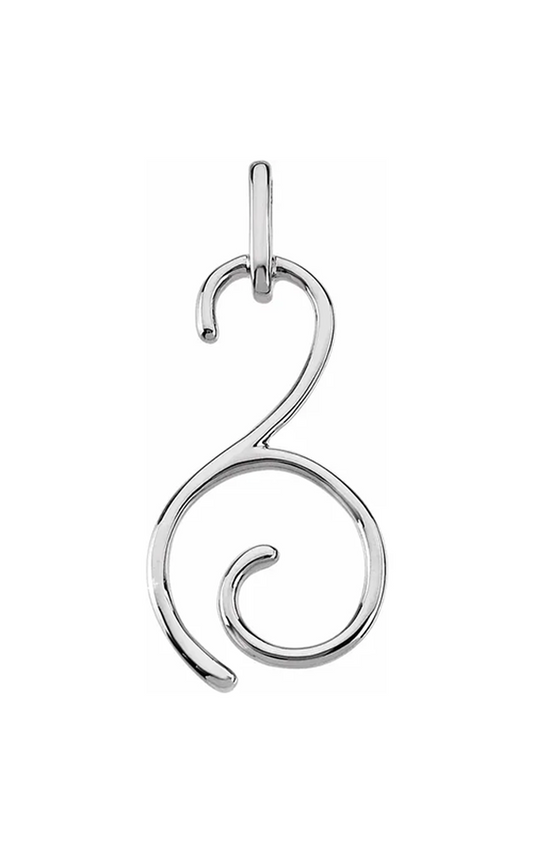 14K White Gold Metal Necklace