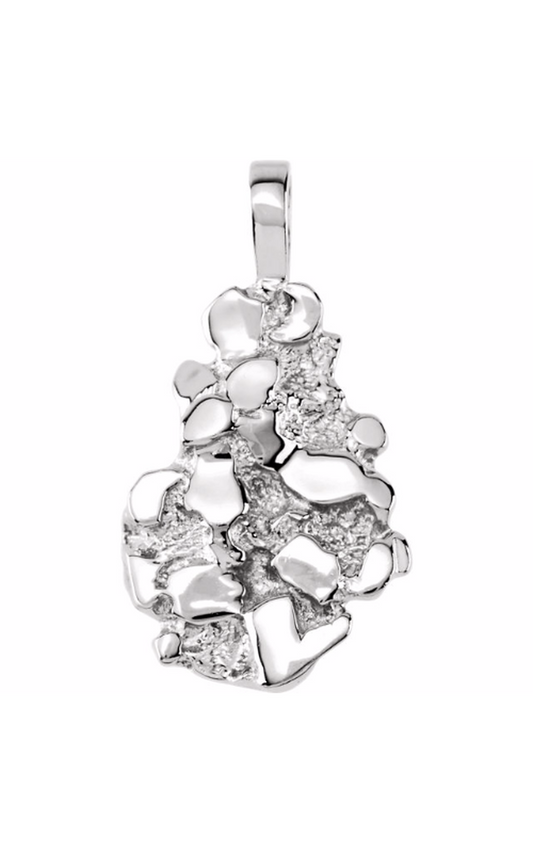 14K White Gold Metal Necklace