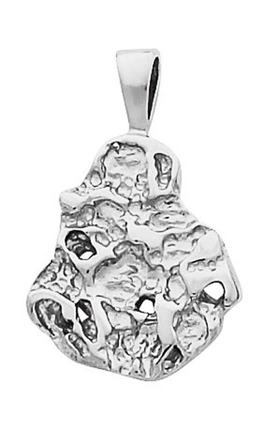 14K White Gold Metal Necklace