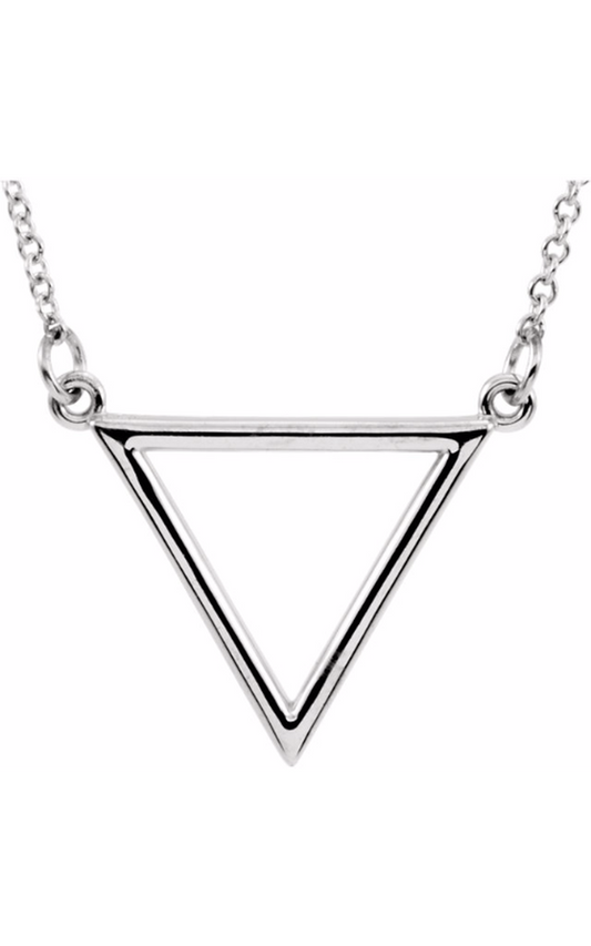 14K White Gold Metal Necklace