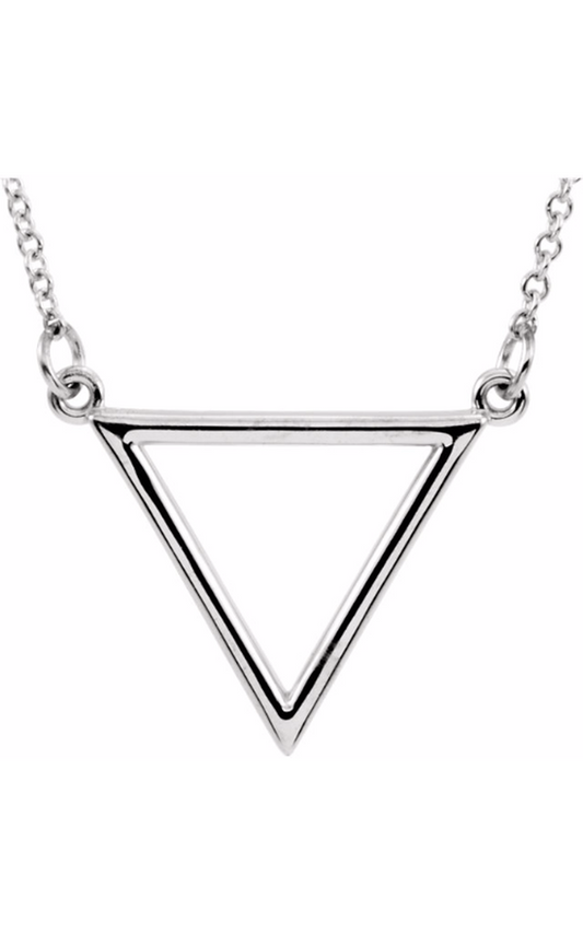 14K White Gold Metal Necklace