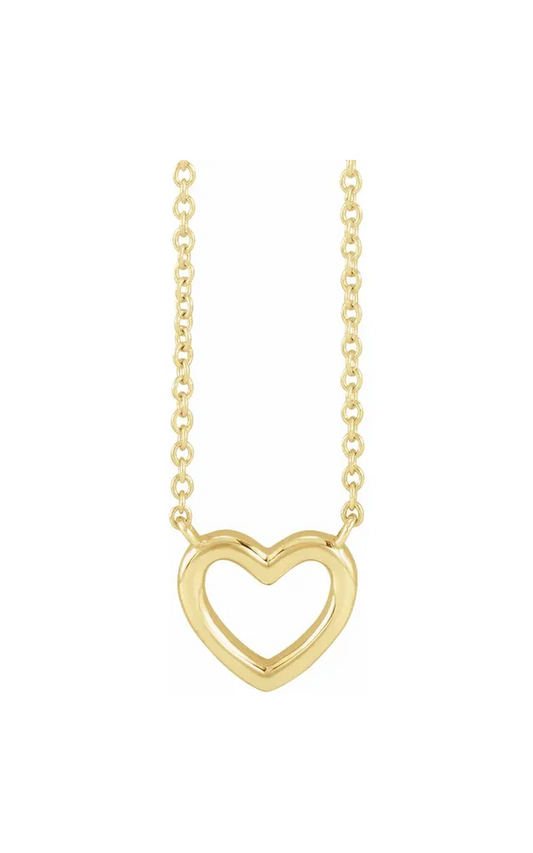 14K Yellow Gold Metal Necklace