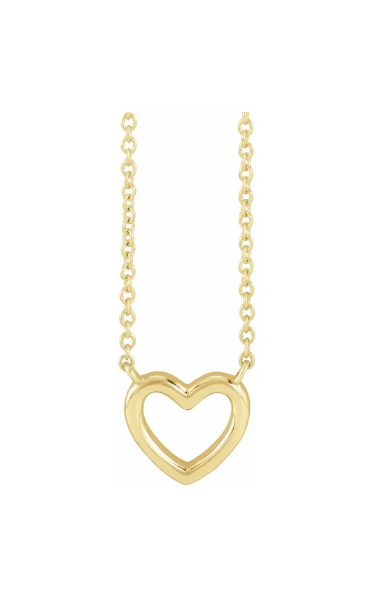 14K Yellow Gold Metal Necklace