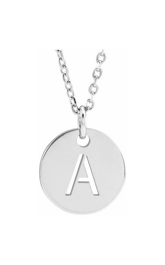 14K White Gold Metal Necklace